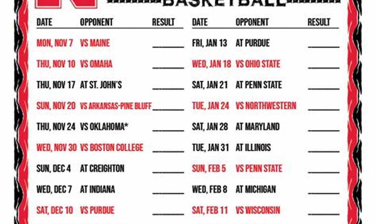 Huskers Volleyball Schedule 2024