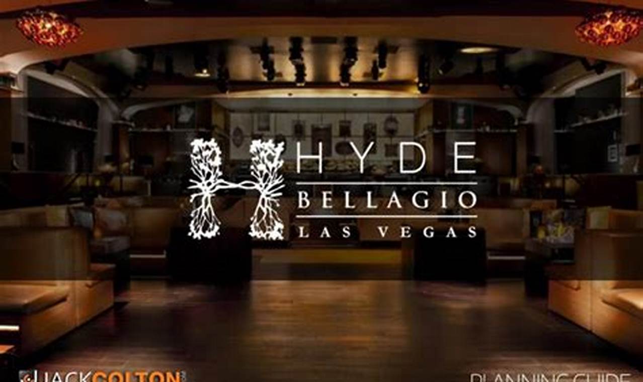 Hyde Bellagio Las Vegas Calendar