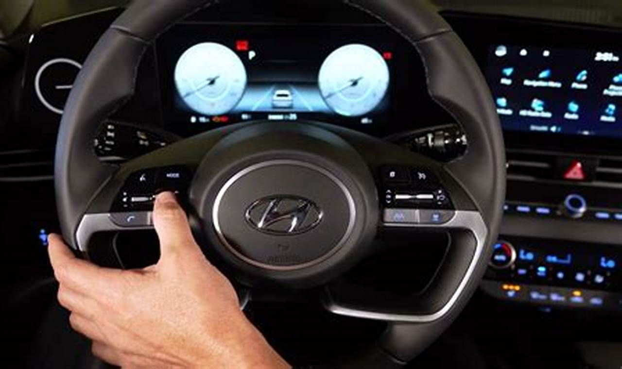 Hyundai Elantra 2024 Steering Wheel Size