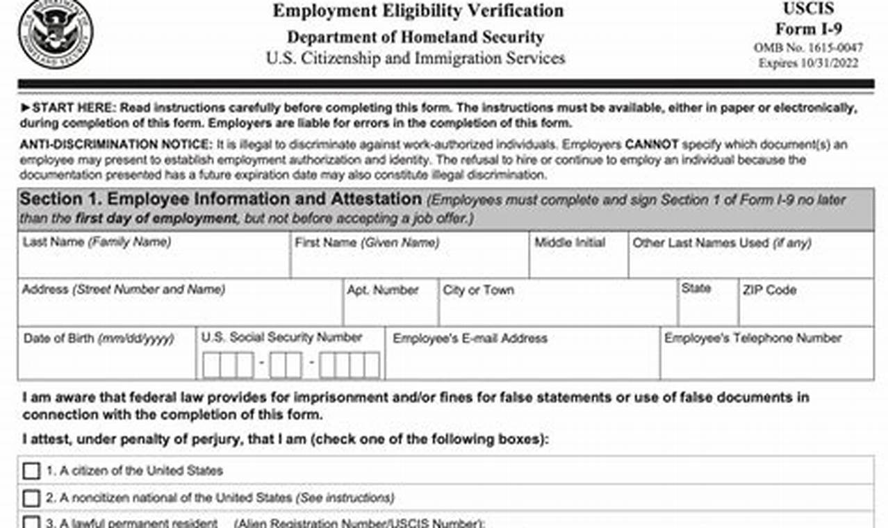 I9 Form 2024 Instructions Synonym