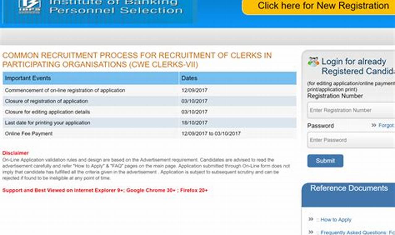 Ibps Clerk Apply Online 2024
