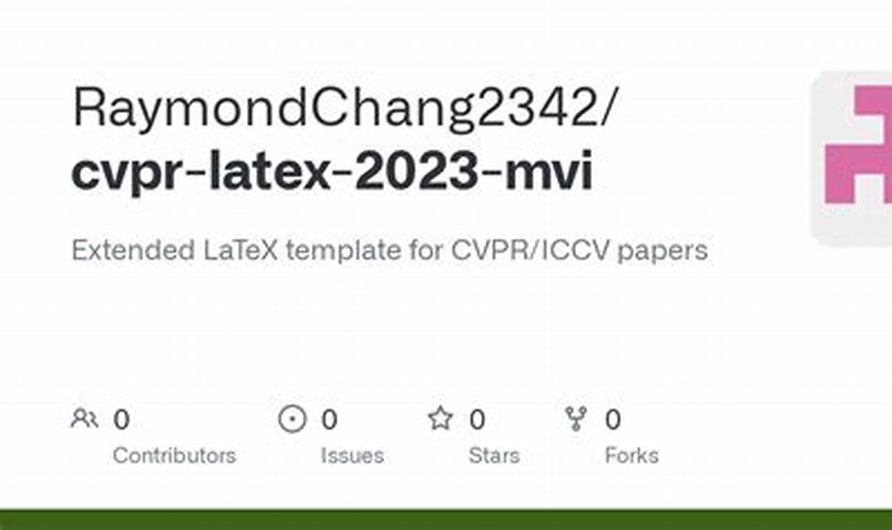 Iccv 2024 Latex Template
