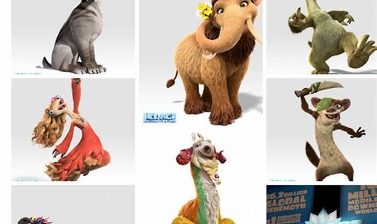 Ice Age Characters 3
