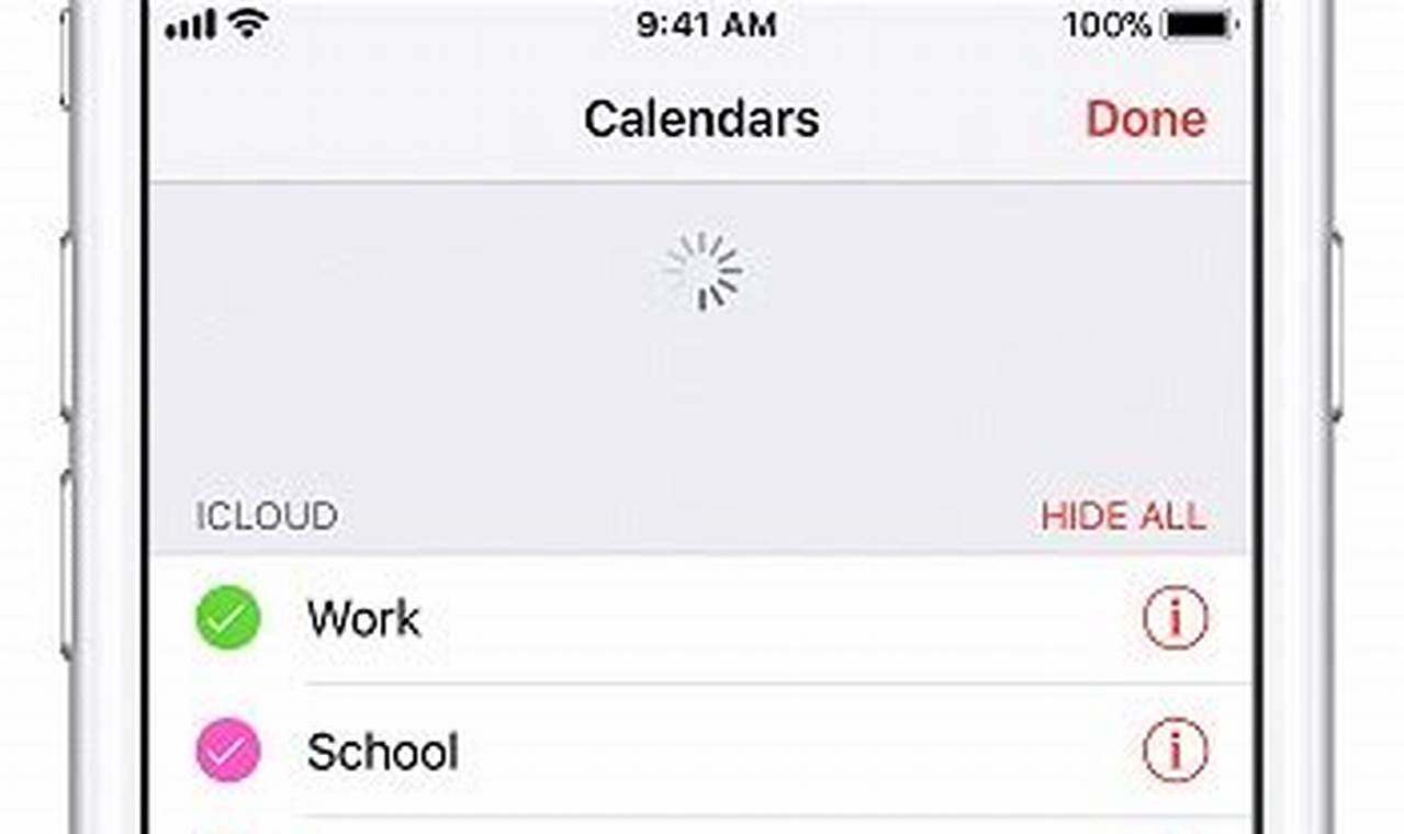 Icloud Calendar Not Showing Up On Iphone