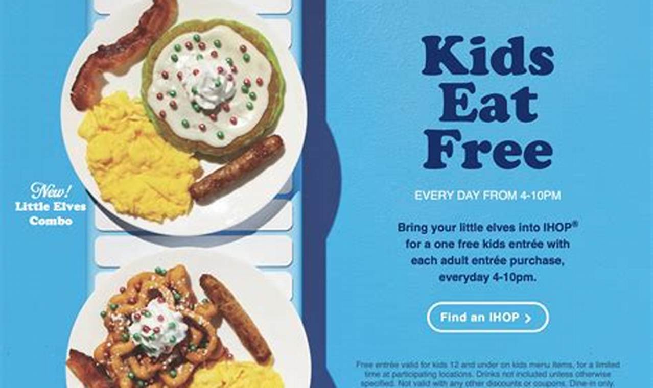 Ihop Kids Eat Free 2024