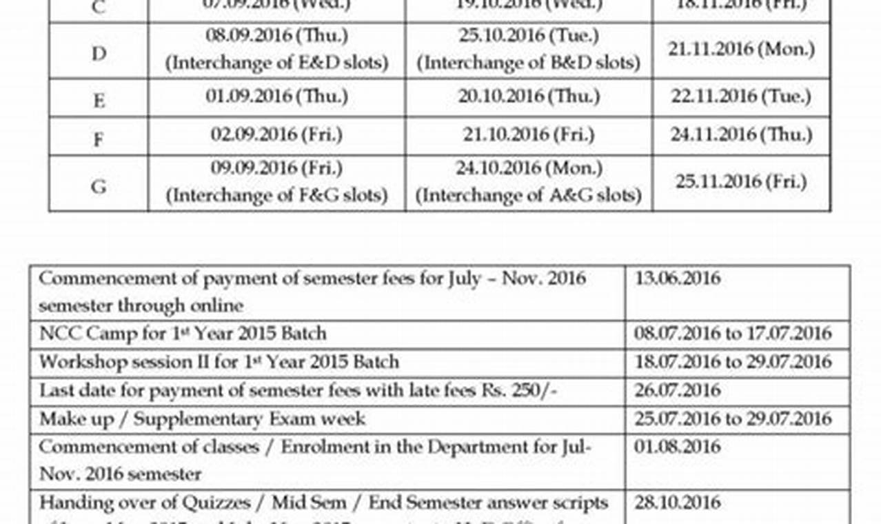 Iit Ism Dhanbad Academic Calendar 2024-23