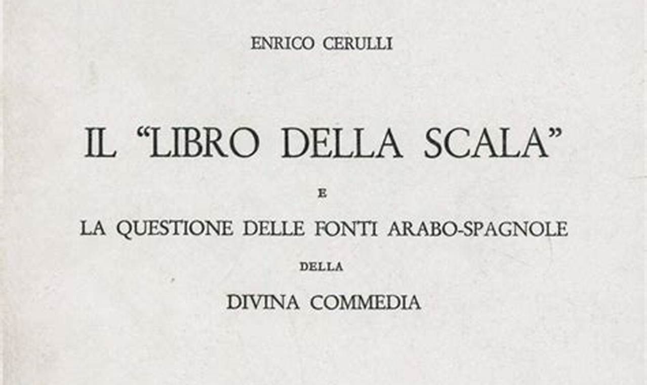 Il Libro Della Scala E La Divina Commedia