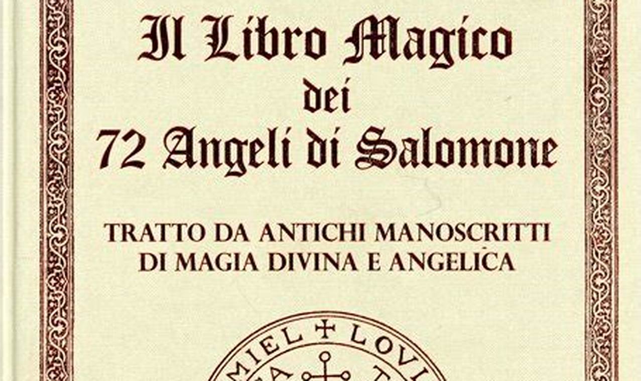 Il Libro Magico Dei 72 Angeli Di Salomone Pdf