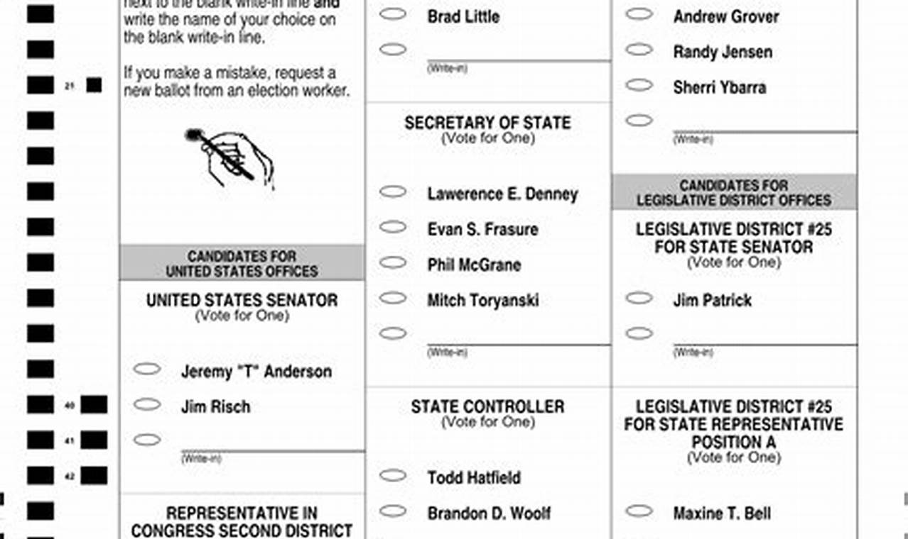 Illinois Republican Primary 2024 Ballot