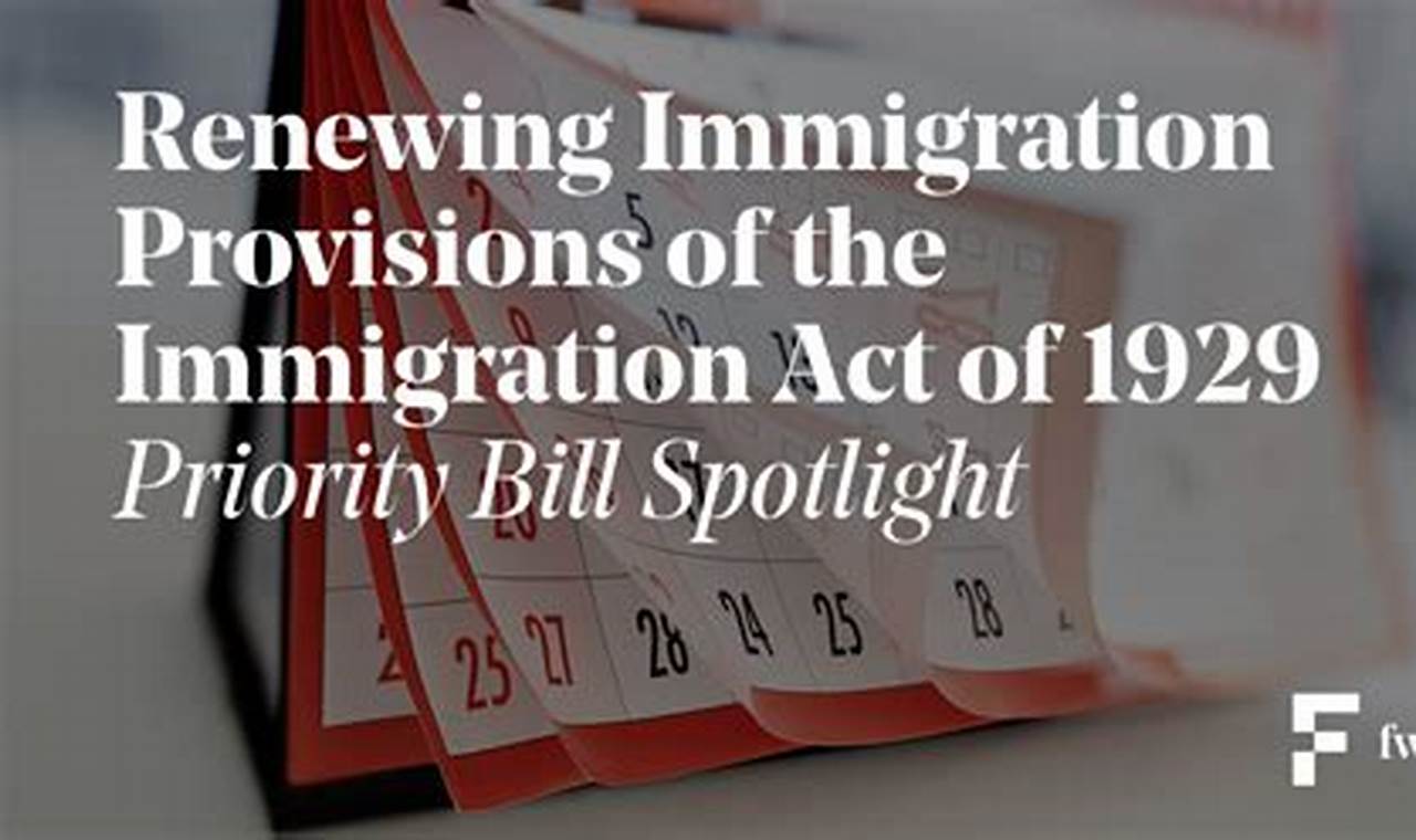 Immigration Registry Bill Update 2024