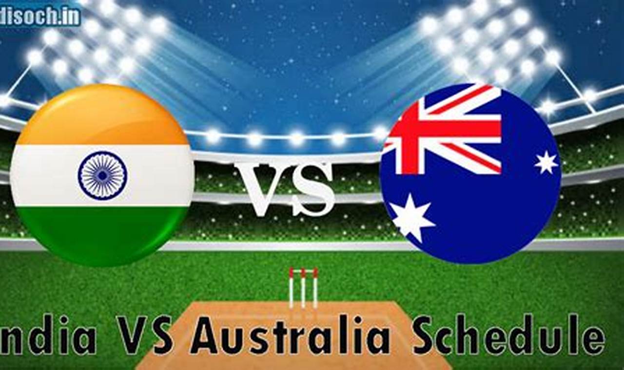 India Vs Australia 2024 World Cup Time In Usa