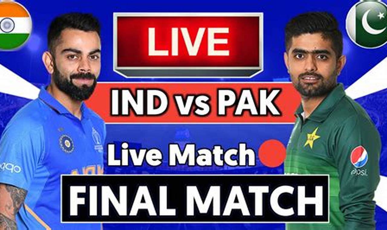India Vs Pakistan Match 2024