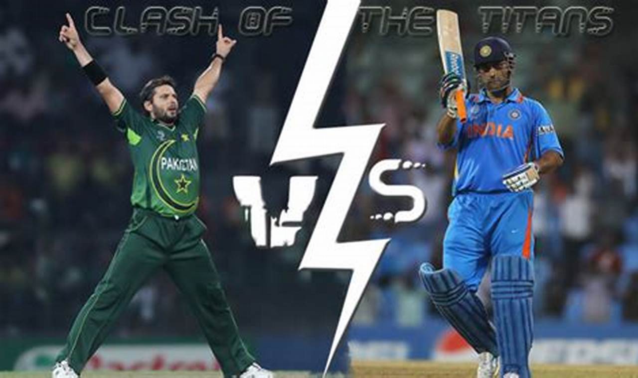 India Vs Pakistan Upcoming Match 2024