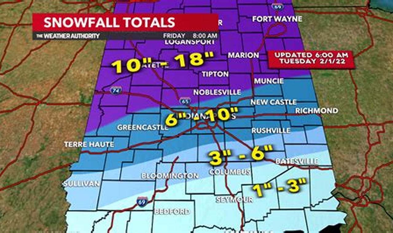 Indiana Snow Storm 2024