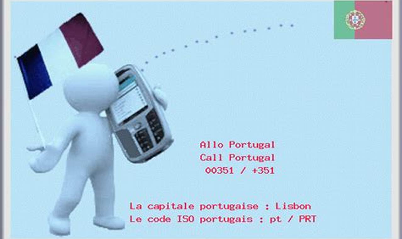 Indicatif Pour Téléphoner Au Portugal Depuis La France