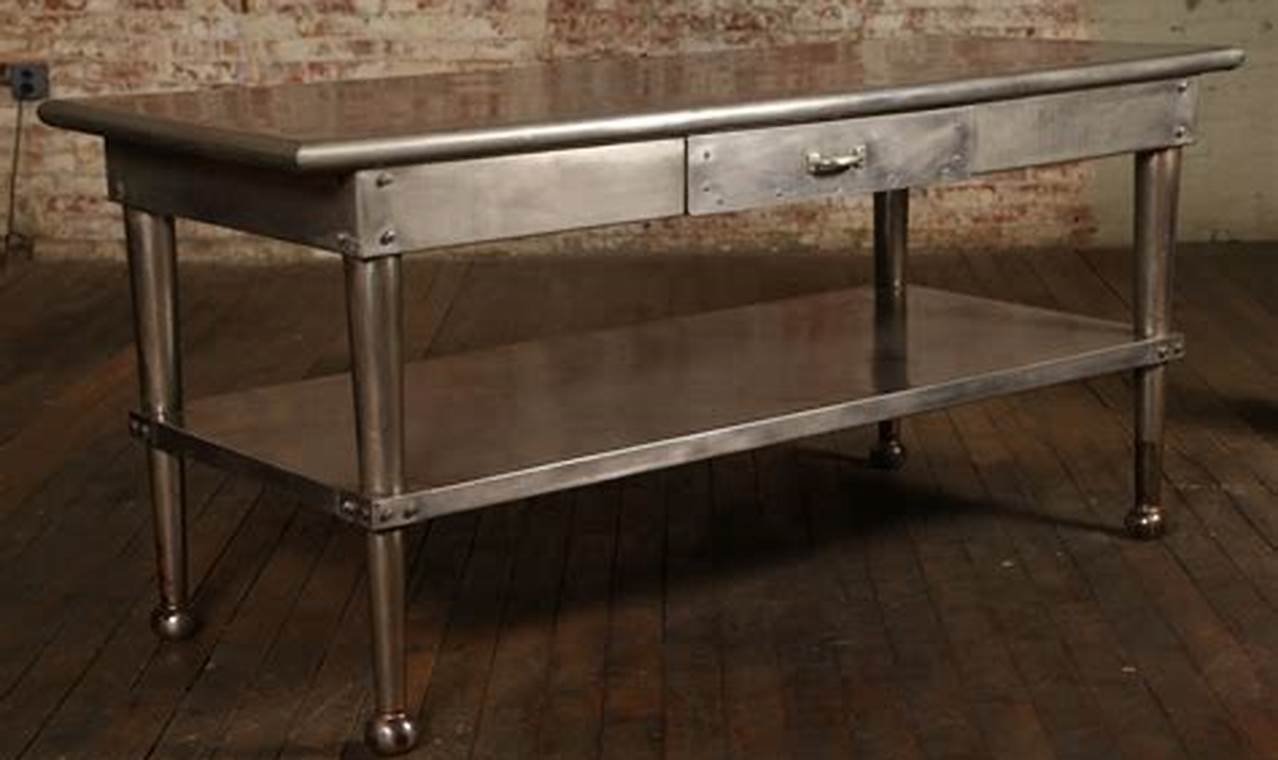 Industrial Kitchen Table