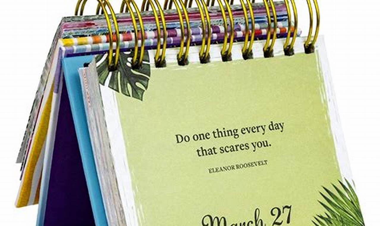 Inspirational Quotes Daily Calendar 2024
