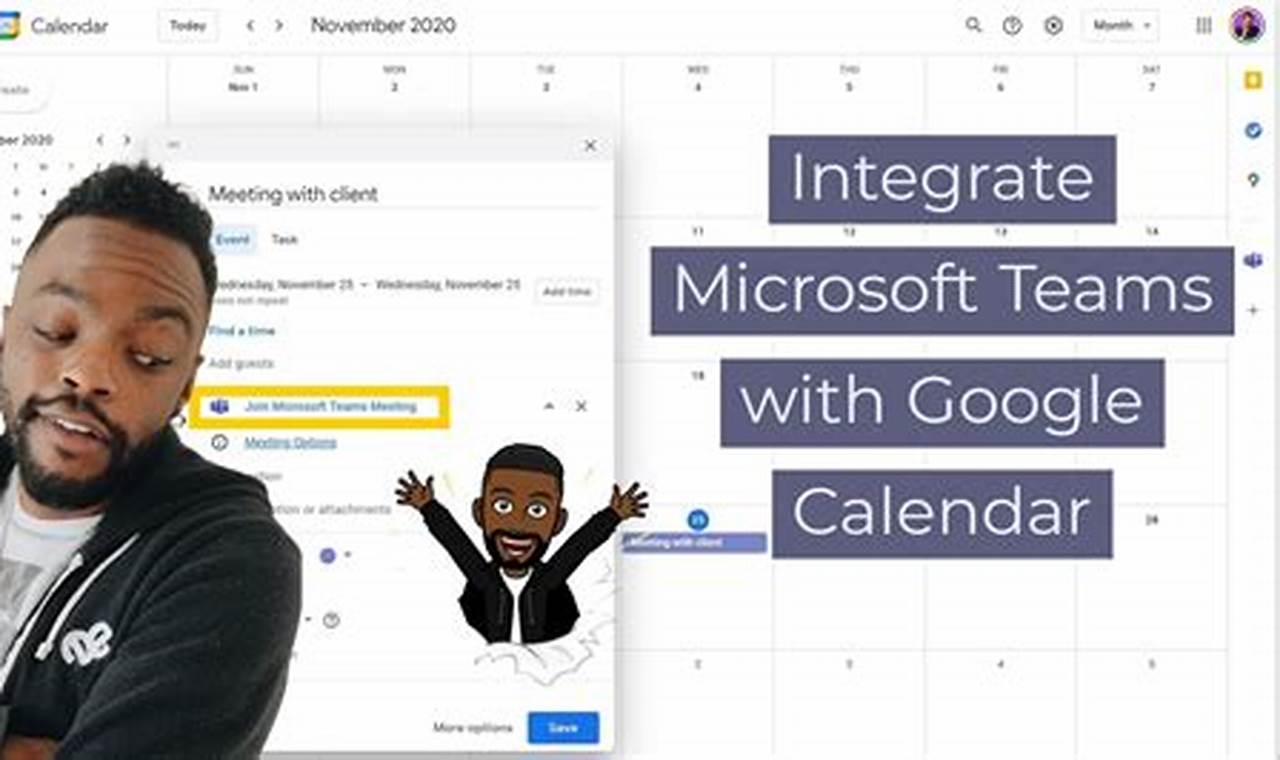 Integrate Microsoft Teams With Google Calendar