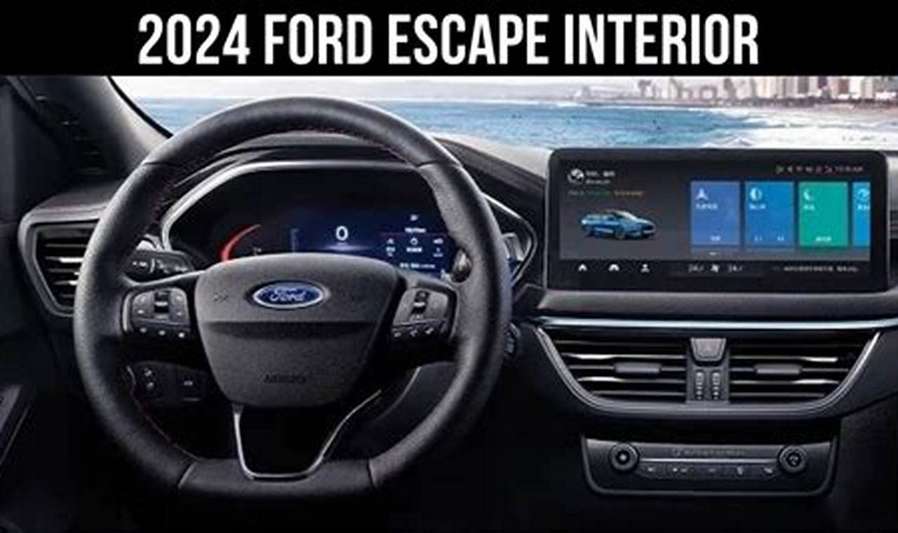 Interior 2024 Ford Escape