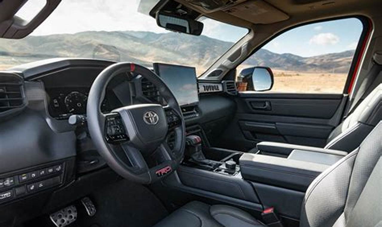 Interior Toyota Tundra 2024