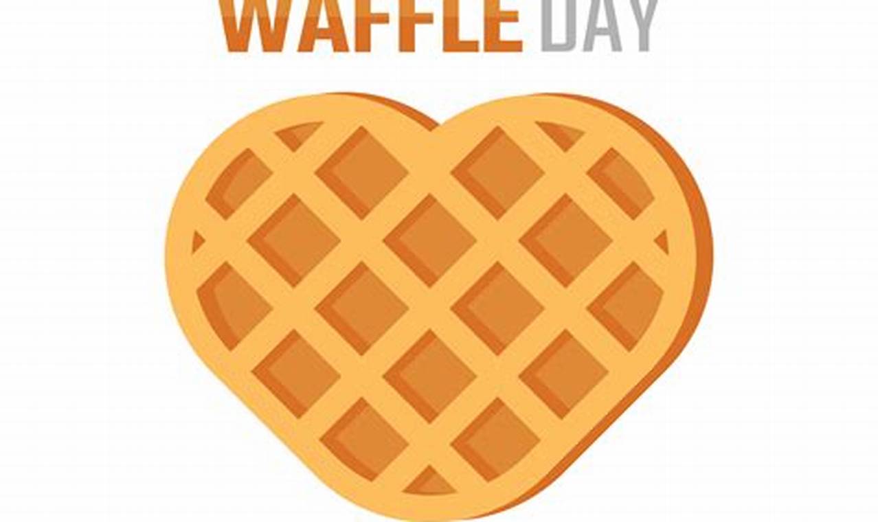 International Waffle Day Clip Art