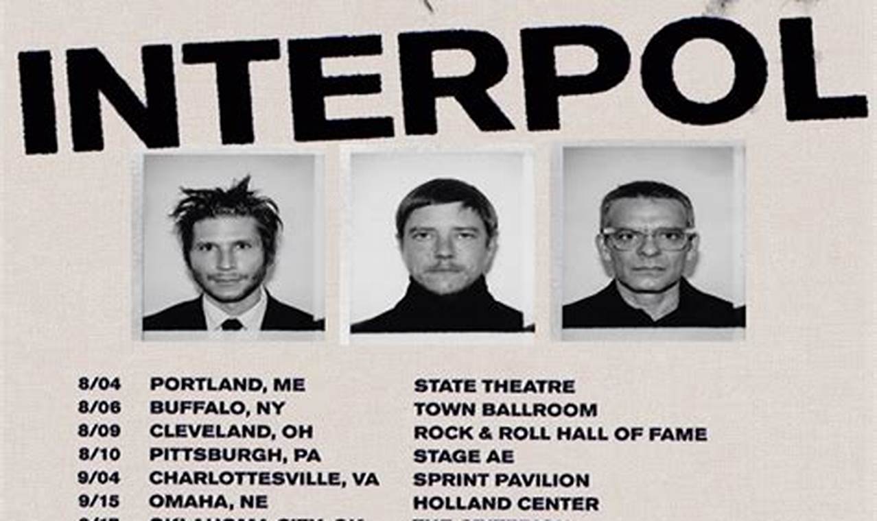 Interpol Tour 2024