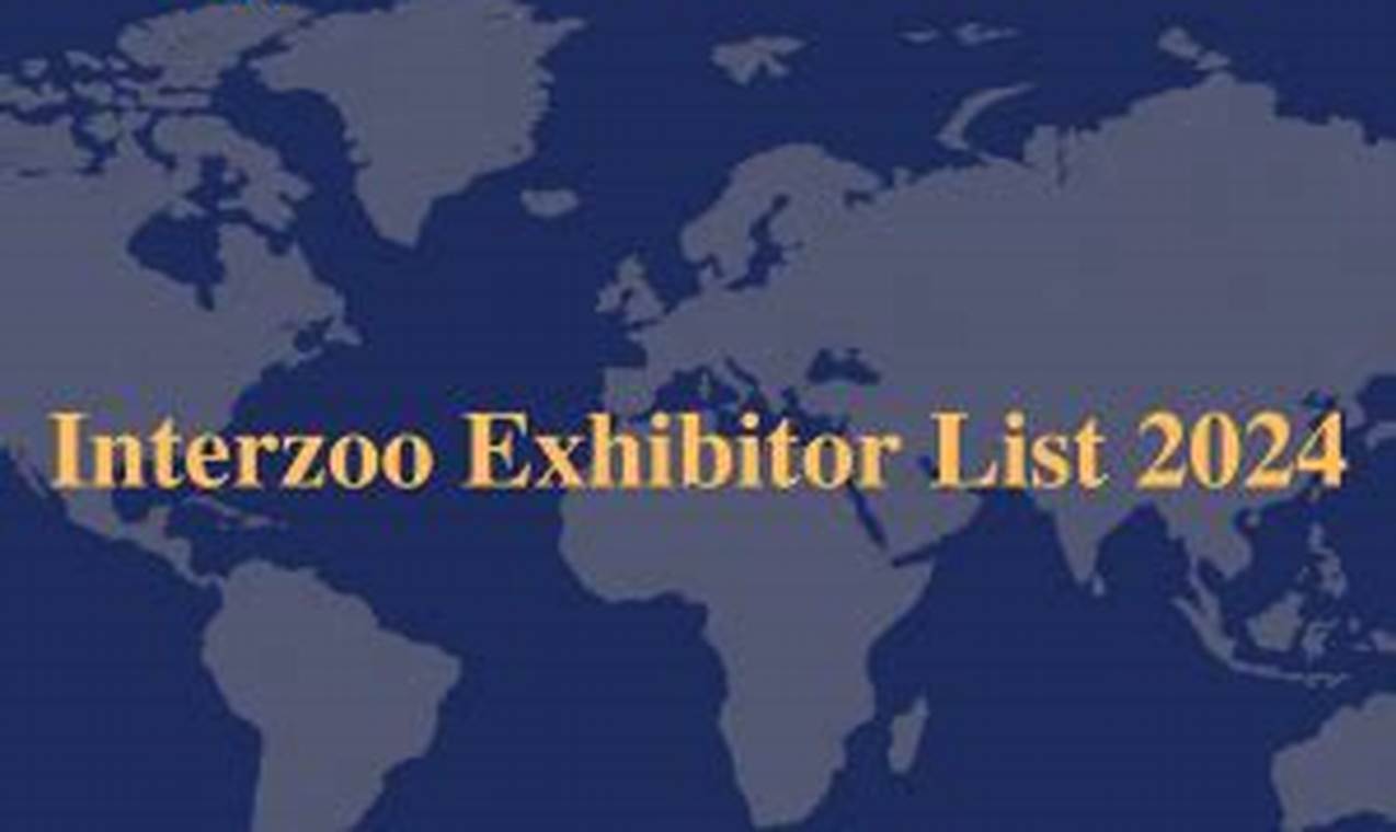 Interzoo 2024 Exhibitor List