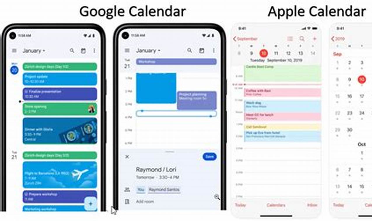 Ios Calendar Vs Google Calendar