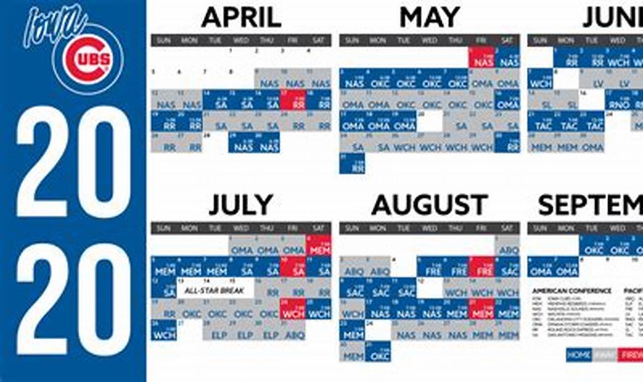 Iowa Cubs 2024 Schedule