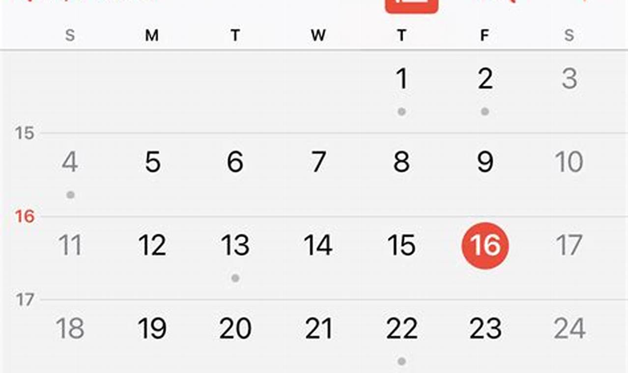 Iphone Calendar Opens To Wrong Date