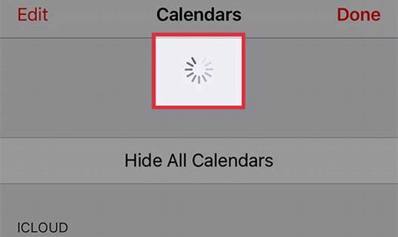 Iphone Calendar Refresh