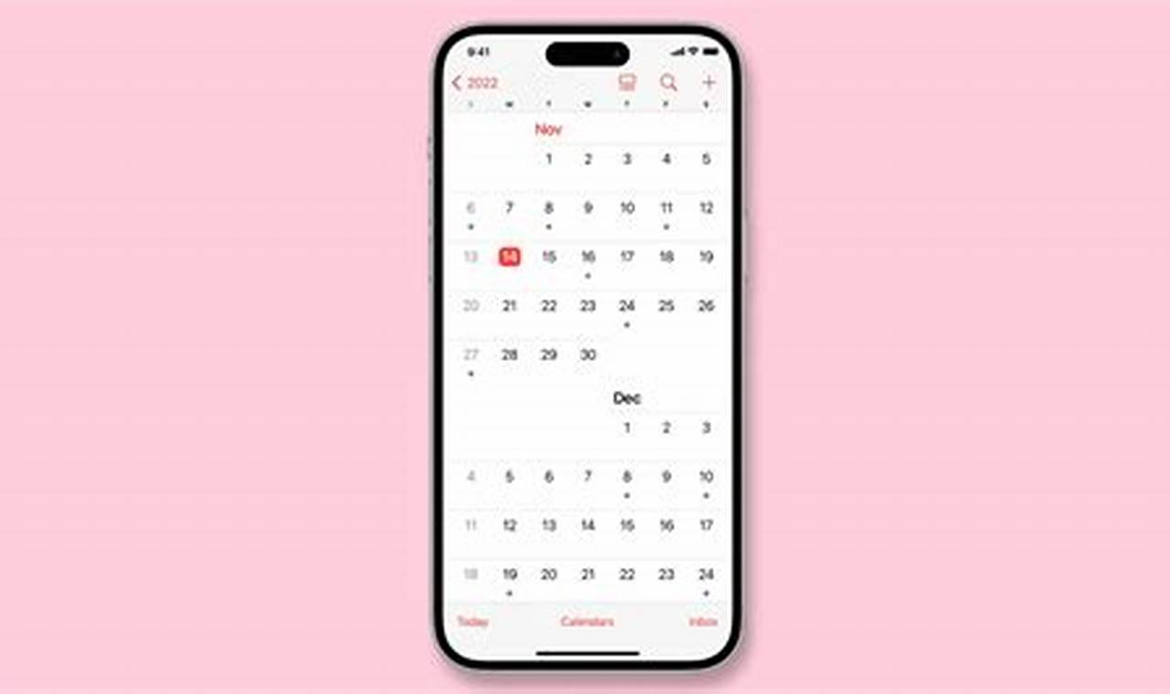 Iphone Photo Calendar