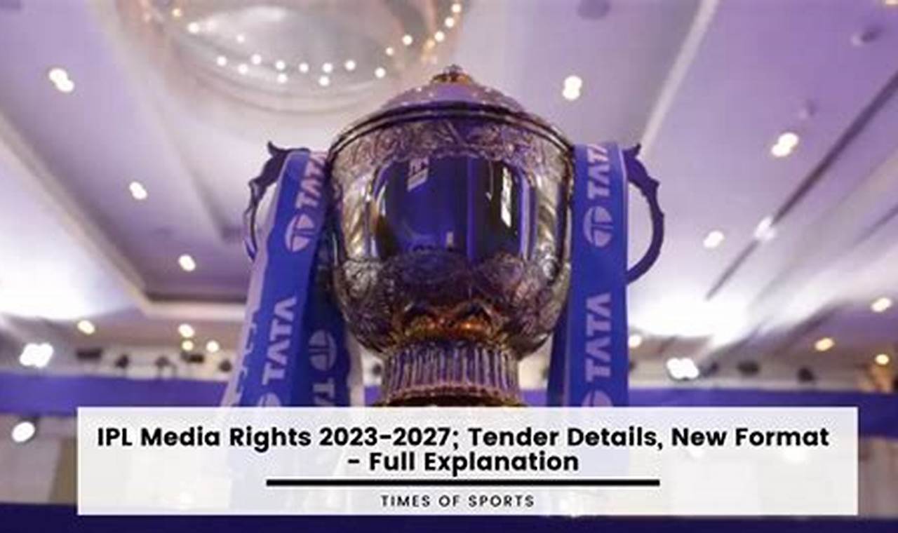 Ipl Broadcasting Rights 2024 To 2024