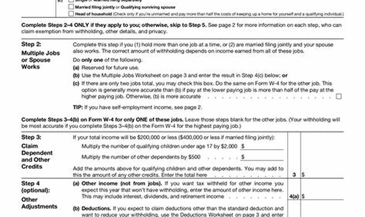 Irs.Gov W4 2024 Form