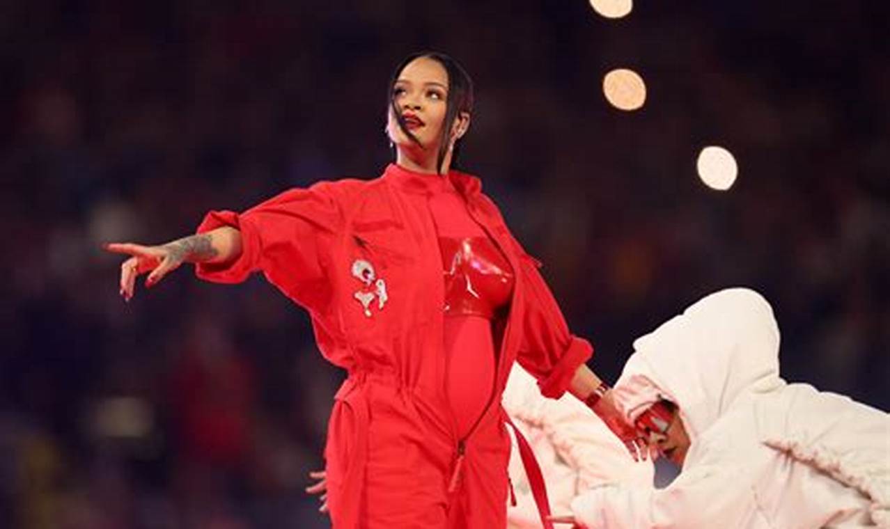 Is Rihanna Pregnant Now At Super Bowl 2024