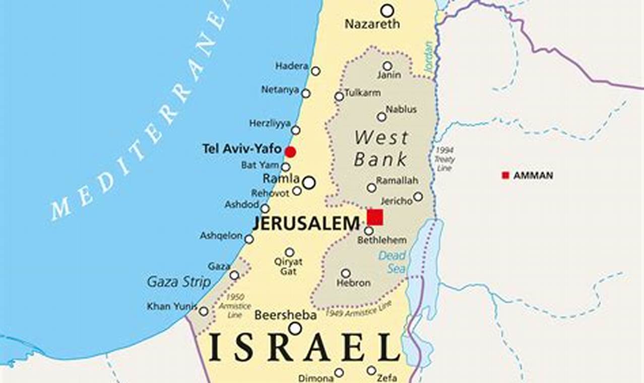 Israel Map 2024 World