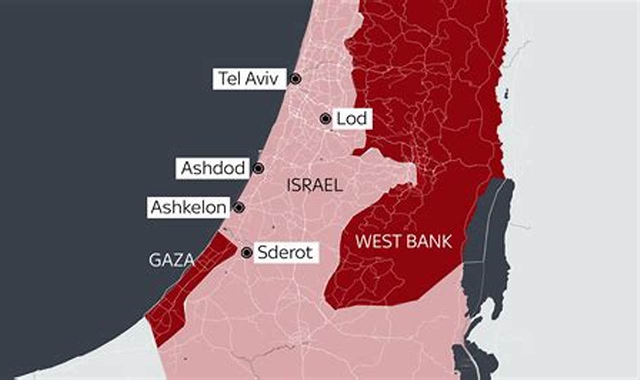 Israel War Map 2024