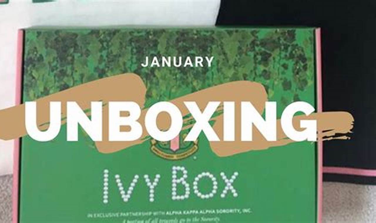 Ivy Box January 2024