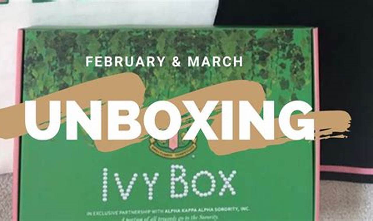 Ivy Box March 2024