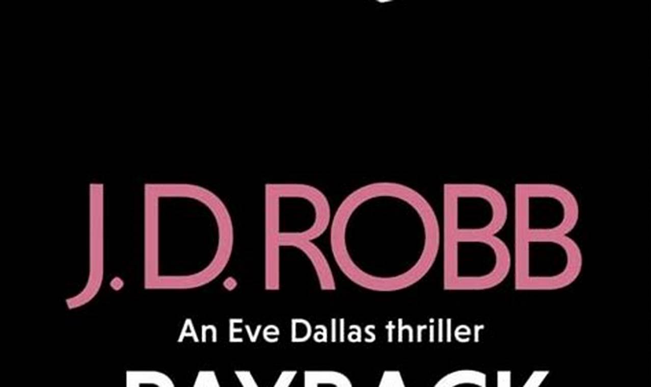 J D Robb New Releases 2024 Books