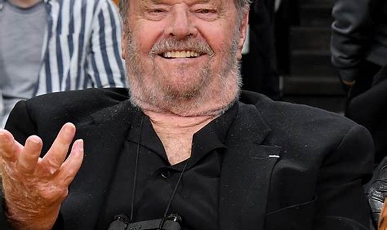 Jack Nicholson Today 2024