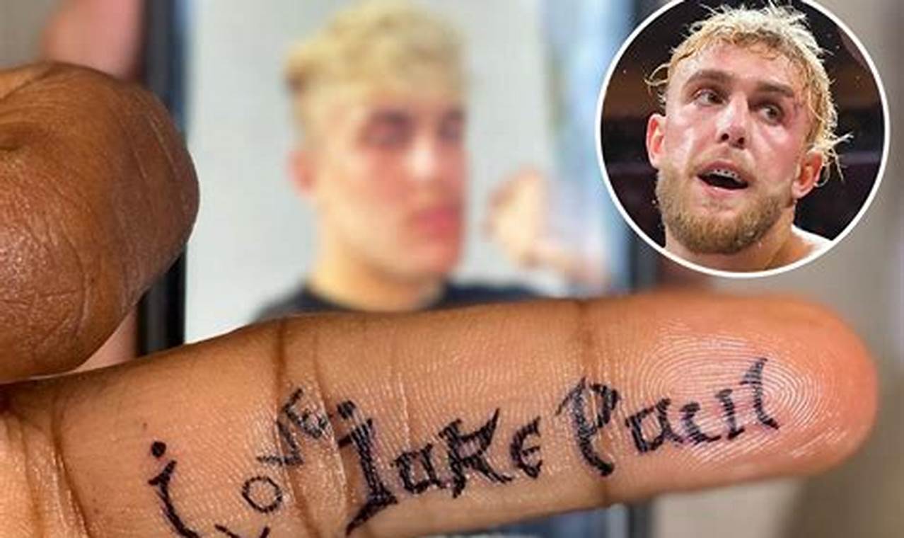 Jake Paul Tattoos 2024