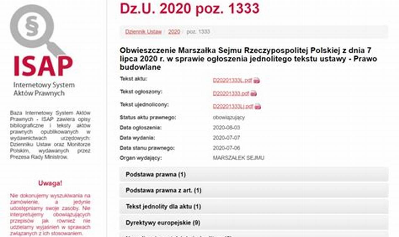 Jaki Dokument Jest Bardziej Aktualny Tekst Ujednolicony Czy Tekst Ogłoszony