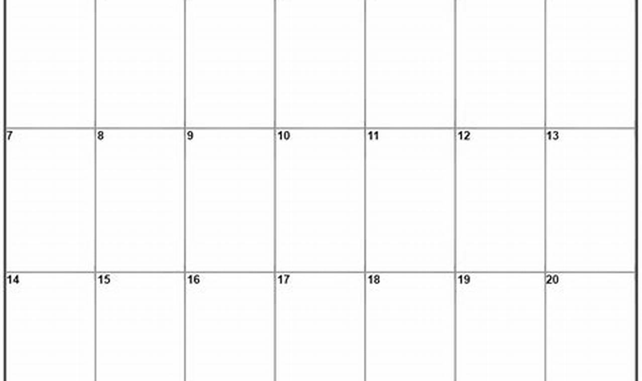 January 2024 Calendar Printable Vertical