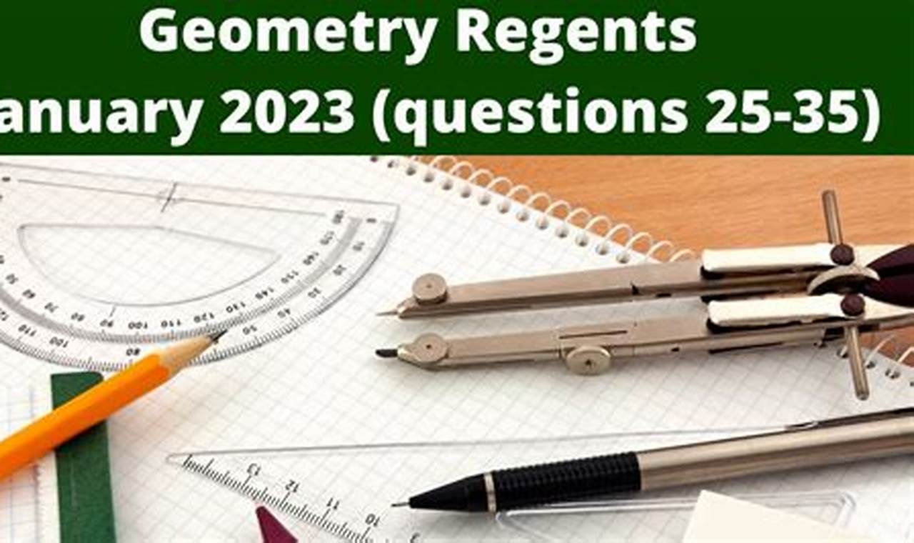 January 2024 Geometry Regents