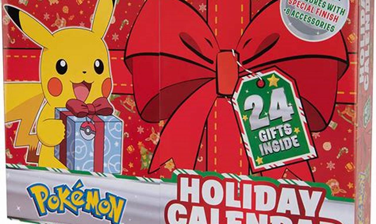 Jazwares - Pokemon Battle Figure Holiday Calendar