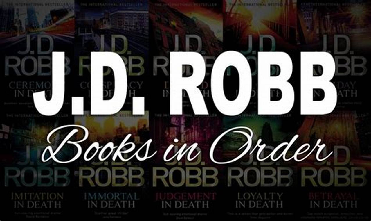 Jd Robb New Releases 2024 Book 59