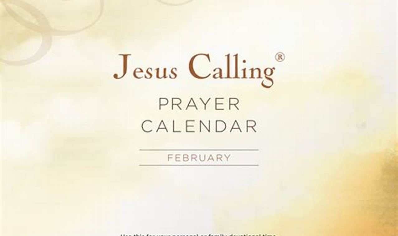 Jesus Calling February 1 2024