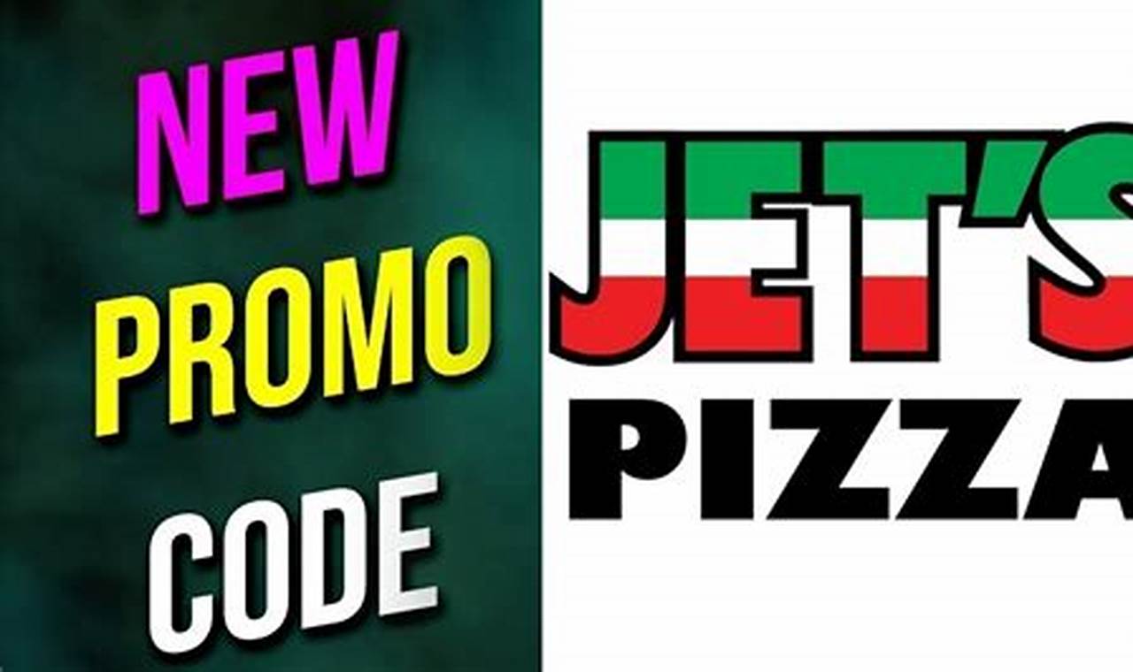 Jet's Pizza Promo Code 2024