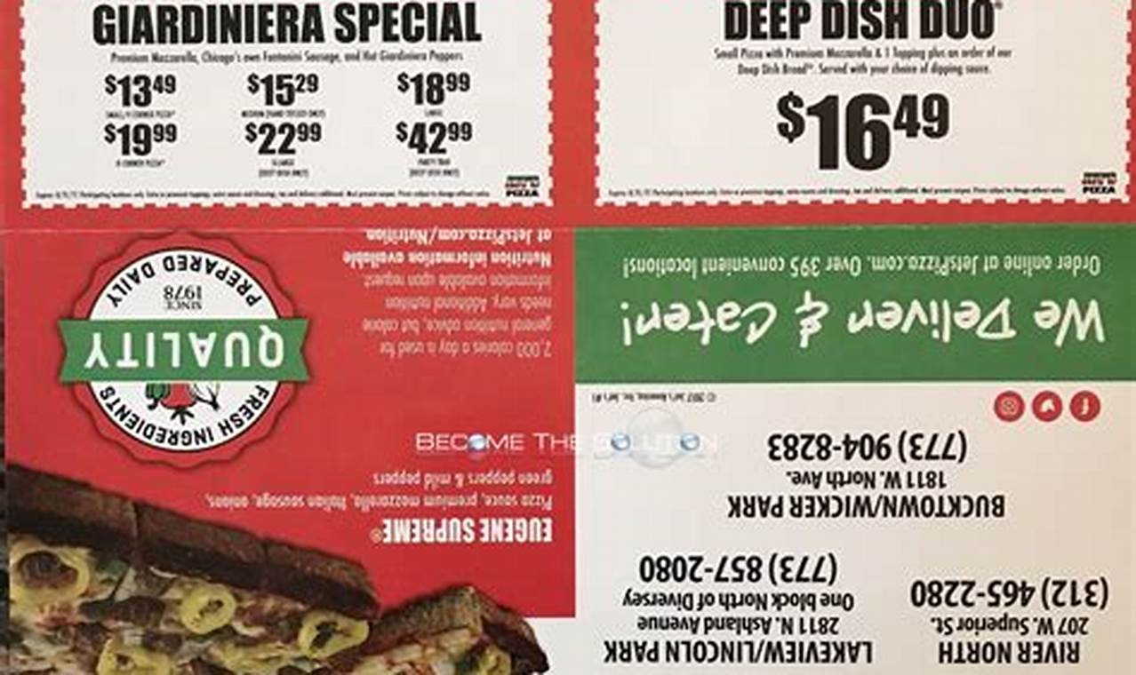 Jets Pizza Coupon Code 2024